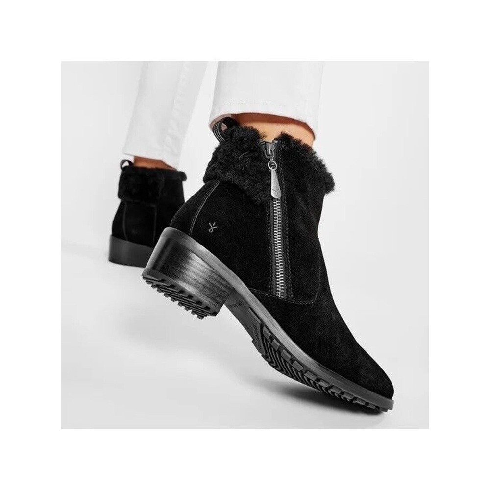 EMU Australia Merck W12400 Ankle Boots Black Womens Size 7‎ Suede